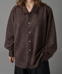 SILVER BUTTON LONG SLEEVE SHIRT / シルバーボタンロングスリーブシャツ