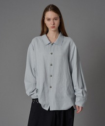 ONCILY | SILVER BUTTON LONG SLEEVE SHIRT / シルバーボタンロングスリーブシャツ(シャツ/ブラウス)