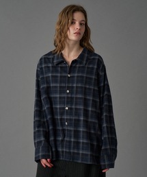 ONCILY(�I���V�F���[)��SILVER BUTTON LONG SLEEVE SHIRT / �V���o�[�{�^�������O�X���[�u�V���c(�V���c/�u���E�X)