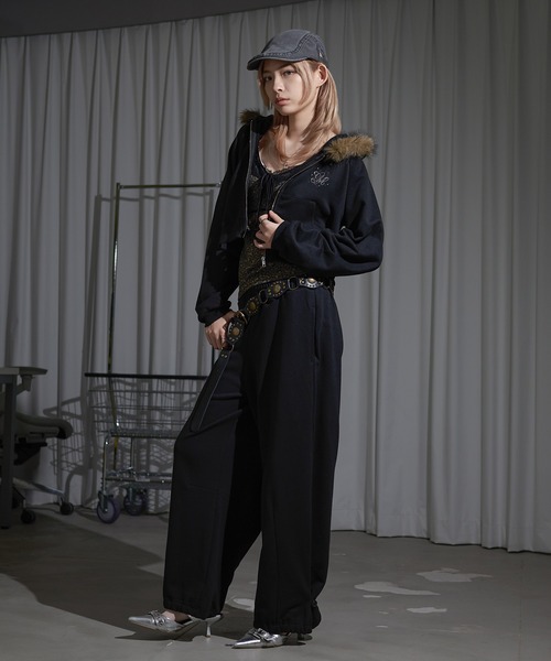 apres jour mignon（アプレジュールミニョン）の「バルーンスウェットパンツ（その他パンツ・レディース・杢グレー/チャコールグレー/ブラック/カーキ・X-LARGE/SMALL/MEDIUM）」の13枚目の写真