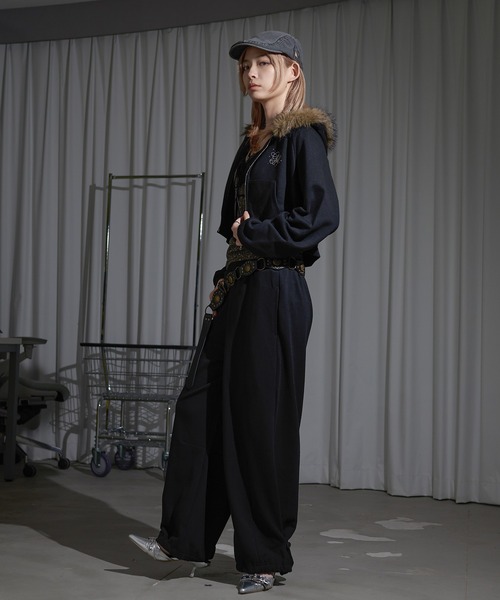 apres jour mignon（アプレジュールミニョン）の「バルーンスウェットパンツ（その他パンツ・レディース・杢グレー/チャコールグレー/ブラック/カーキ・X-LARGE/SMALL/MEDIUM）」の22枚目の写真