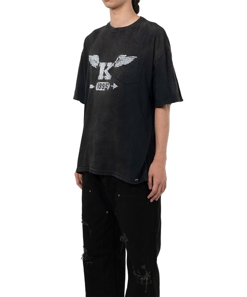 KAMIYA（カミヤ）の「"K-Wing" Distressed Pocket T-shirt（Tシャツ/カットソー・メンズ・ホワイト・S）」の10枚目の写真