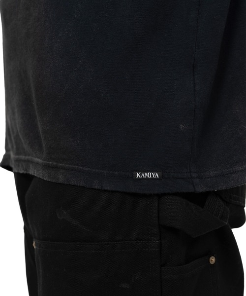KAMIYA（カミヤ）の「"K-Wing" Distressed Pocket T-shirt（Tシャツ/カットソー・メンズ・ホワイト・S）」の13枚目の写真