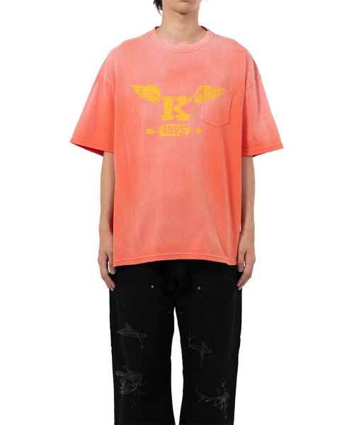 KAMIYA（カミヤ）の「"K-Wing" Distressed Pocket T-shirt（Tシャツ/カットソー・メンズ・ホワイト・S）」の15枚目の写真