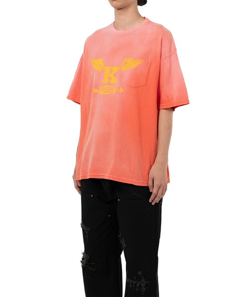 KAMIYA（カミヤ）の「"K-Wing" Distressed Pocket T-shirt（Tシャツ/カットソー・メンズ・ホワイト・S）」の16枚目の写真