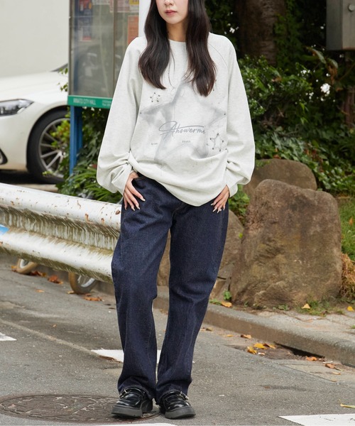 Theater code(シアターコード)の「Studded Star Design Crew Neck Sweatshirt / スタッズ付き スターデザイン クルーネックスウェット(スウェット・レディース・ブラック/グレー・L/M)」の8枚目の写真