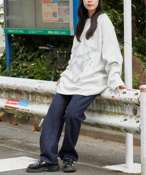 Theater code(シアターコード)の「Studded Star Design Crew Neck Sweatshirt / スタッズ付き スターデザイン クルーネックスウェット(スウェット・レディース・ブラック/グレー・L/M)」の11枚目の写真