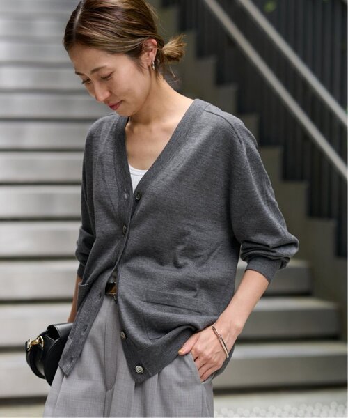 ≪WEB限定 / 追加≫イタリアヤーン basic Vネックカーディガン