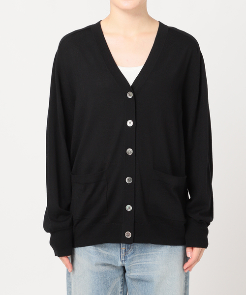 FRAMeWORK イタリアヤーン basic Vネックカーディガン ≪WEB限定 / 追加≫イタリアヤーン basic Vネックカーディガン
