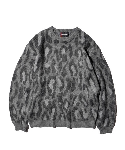 TOWNCRAFT（タウンクラフト）の「TOWNCRAFT タウンクラフト / VINTAGE PATTERN SHAGGY CREW SWEATER（ニット/セーター・メンズ・その他1/その他2/ライトグレー系1/グレー/カーキ/オリーブ・SMALL/MEDIUM/LARGE）」の2枚目の写真