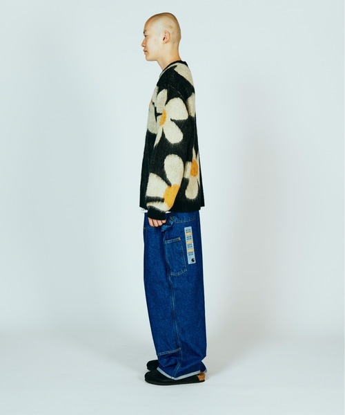 TOWNCRAFT（タウンクラフト）の「TOWNCRAFT タウンクラフト / VINTAGE PATTERN SHAGGY CREW SWEATER（ニット/セーター・メンズ・その他1/その他2/ライトグレー系1/グレー/カーキ/オリーブ・SMALL/MEDIUM/LARGE）」の8枚目の写真