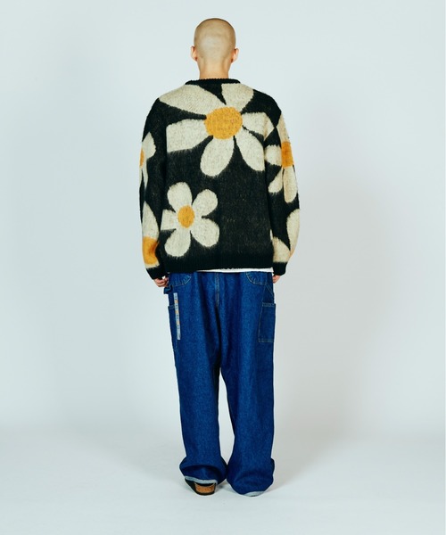 TOWNCRAFT（タウンクラフト）の「TOWNCRAFT タウンクラフト / VINTAGE PATTERN SHAGGY CREW SWEATER（ニット/セーター・メンズ・その他1/その他2/ライトグレー系1/グレー/カーキ/オリーブ・SMALL/MEDIUM/LARGE）」の12枚目の写真