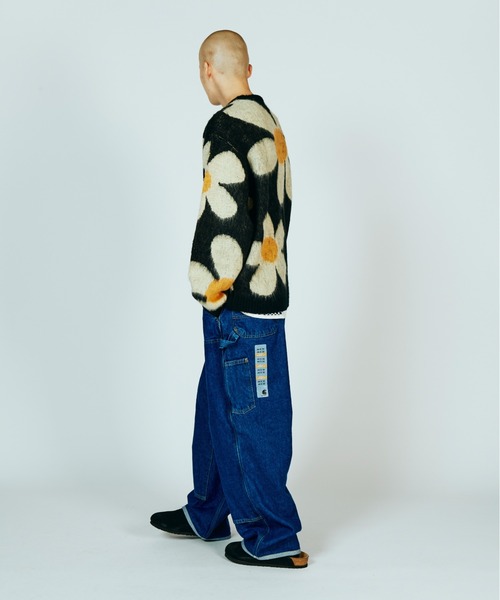TOWNCRAFT（タウンクラフト）の「TOWNCRAFT タウンクラフト / VINTAGE PATTERN SHAGGY CREW SWEATER（ニット/セーター・メンズ・その他1/その他2/ライトグレー系1/グレー/カーキ/オリーブ・SMALL/MEDIUM/LARGE）」の7枚目の写真