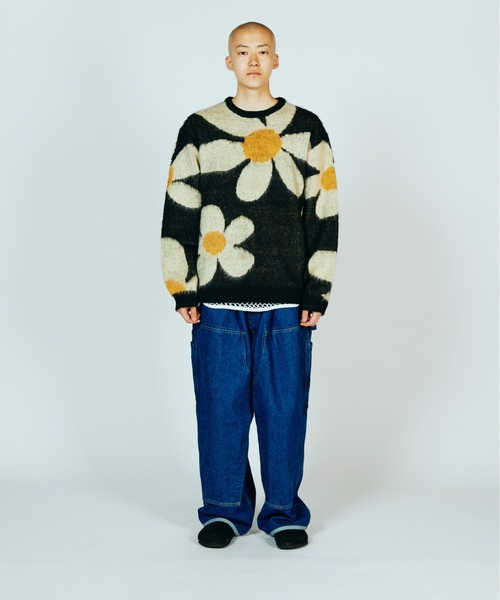 TOWNCRAFT（タウンクラフト）の「TOWNCRAFT タウンクラフト / VINTAGE PATTERN SHAGGY CREW SWEATER（ニット/セーター・メンズ・その他1/その他2/ライトグレー系1/グレー/カーキ/オリーブ・SMALL/MEDIUM/LARGE）」の11枚目の写真