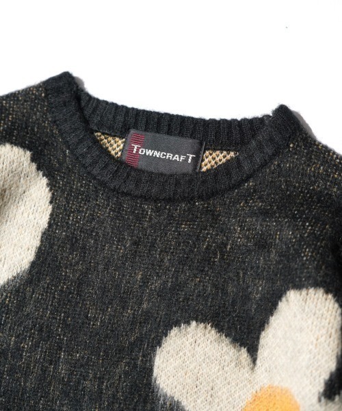 TOWNCRAFT（タウンクラフト）の「TOWNCRAFT タウンクラフト / VINTAGE PATTERN SHAGGY CREW SWEATER（ニット/セーター・メンズ・その他1/その他2/ライトグレー系1/グレー/カーキ/オリーブ・SMALL/MEDIUM/LARGE）」の16枚目の写真