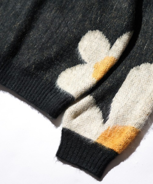 TOWNCRAFT（タウンクラフト）の「TOWNCRAFT タウンクラフト / VINTAGE PATTERN SHAGGY CREW SWEATER（ニット/セーター・メンズ・その他1/その他2/ライトグレー系1/グレー/カーキ/オリーブ・SMALL/MEDIUM/LARGE）」の19枚目の写真