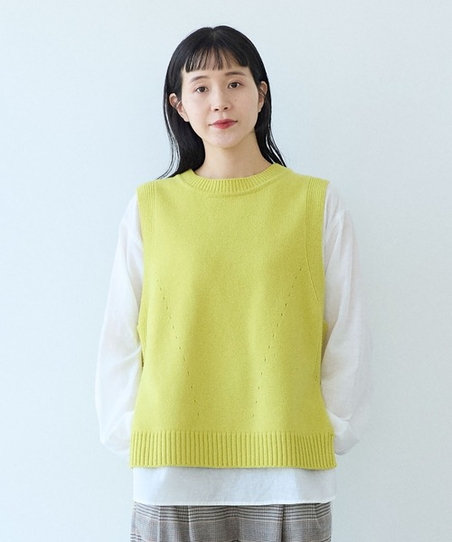 NEW ENGLAND ニットベスト（ベスト）｜yuni（ユニ ）のファッション