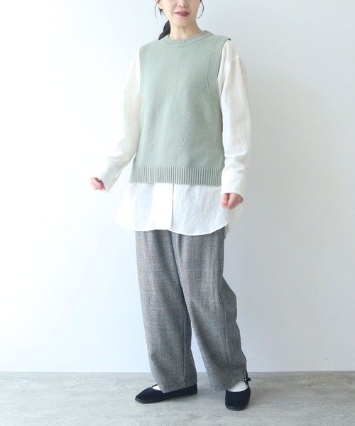 NEW ENGLAND ニットベスト（ベスト）｜yuni（ユニ ）のファッション