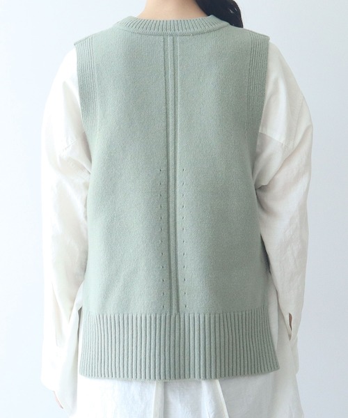 NEW ENGLAND ニットベスト（ベスト）｜yuni（ユニ ）のファッション