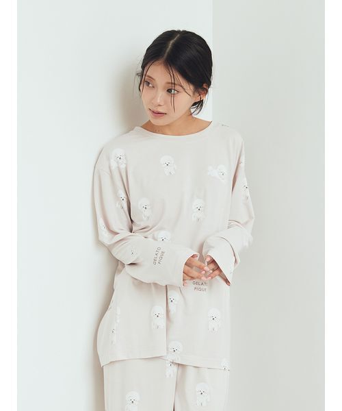 gelato pique（ジェラートピケ）の「モチーフ3柄プルオーバー