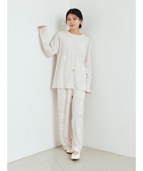 モチーフ3柄プルオーバー（ルームウェア/パジャマ）｜gelato pique