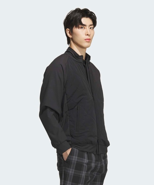 adidas(アディダス)の「メンズ COLD. RDY ハイブリッド中わた入りジャケット 【adidas Golf/アディダスゴルフ】(ダウンジャケット/コート・メンズ・ホワイト/パープル/ネイビー/ブラック・XX-LARGE/3XL/LARGE/MEDIUM/SMALL/X-LARGE)」の10枚目の写真