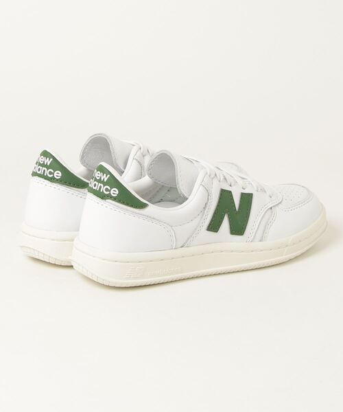 NEW BALANCE(ニューバランス)の「T500(スニーカー・レディース・ホワイト×グリーン・22.5cm/23.0cm/23.5cm/24.0cm/24.5cm/25.0cm/25.5cm/26.0cm/26.5cm/27.0cm/27.5cm/28.0cm/28.5cm/29.0cm)」の5枚目の写真