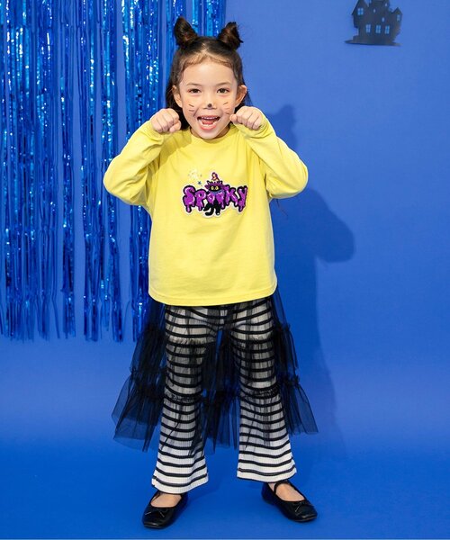 BREEZE（ブリーズ）の「【ジュニア対応】アシメチュールスカート（スカート・キッズ・ブラック/ピンク・140/120/100/90）」の5枚目の写真