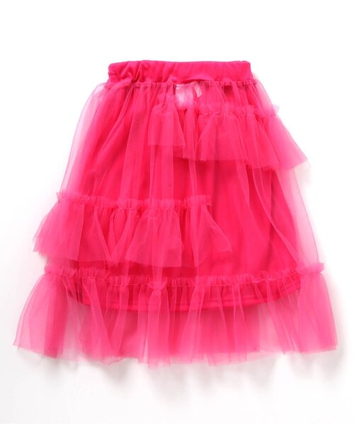 BREEZE（ブリーズ）の「【ジュニア対応】アシメチュールスカート（スカート・キッズ・ブラック/ピンク・140/120/100/90）」の14枚目の写真