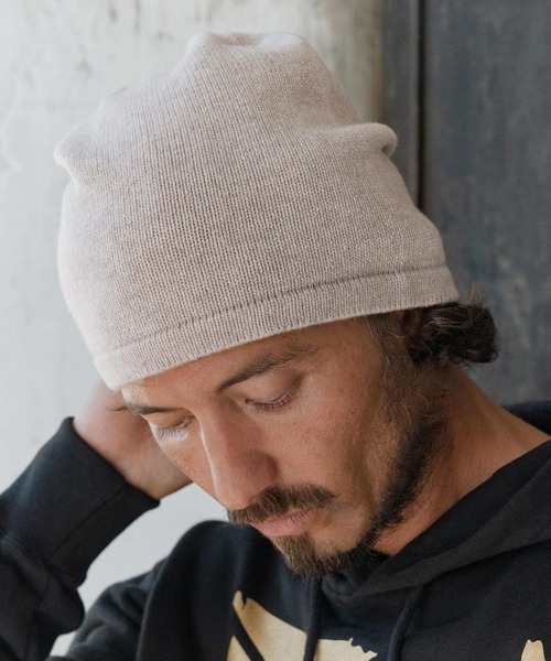 CAMBIO（カンビオ）の「mko13140- Cashmere Blend Knit Watch ニット帽