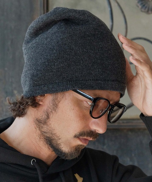 CAMBIO（カンビオ）の「mko13140- Cashmere Blend Knit Watch ニット帽