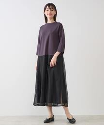 LOGEMENT DE CLAIRE（ロジュモンドクレール）の「レースコンビワンピース（ワンピース）」