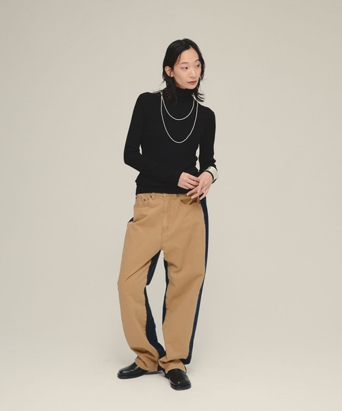 eL（エル）の「【eL】14G Glitter TurtleNeck Pullover/582411（ニット/セーター・レディース・ブラック/ネイビー/ブラウン・FREE）」の4枚目の写真