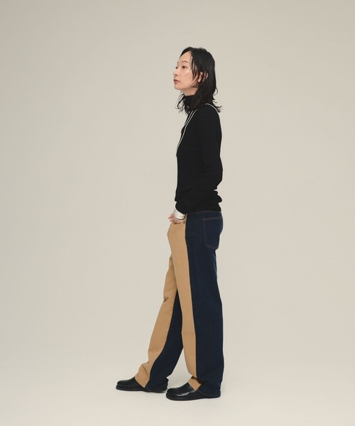 eL（エル）の「【eL】14G Glitter TurtleNeck Pullover/582411（ニット/セーター・レディース・ブラック/ネイビー/ブラウン・FREE）」の5枚目の写真