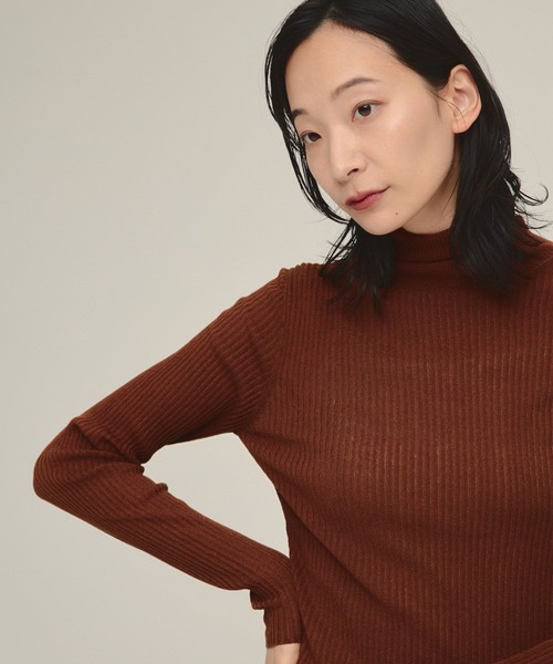 eL（エル）の「【eL】14G Glitter TurtleNeck Pullover/582411（ニット/セーター・レディース・ブラック/ネイビー/ブラウン・FREE）」の11枚目の写真