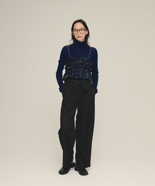 eL（エル）の「【eL】14G Glitter TurtleNeck Pullover/582411（ニット/セーター・レディース・ブラック/ネイビー/ブラウン・FREE）」の13枚目の写真