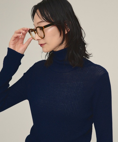eL（エル）の「【eL】14G Glitter TurtleNeck Pullover/582411（ニット/セーター・レディース・ブラック/ネイビー/ブラウン・FREE）」の16枚目の写真