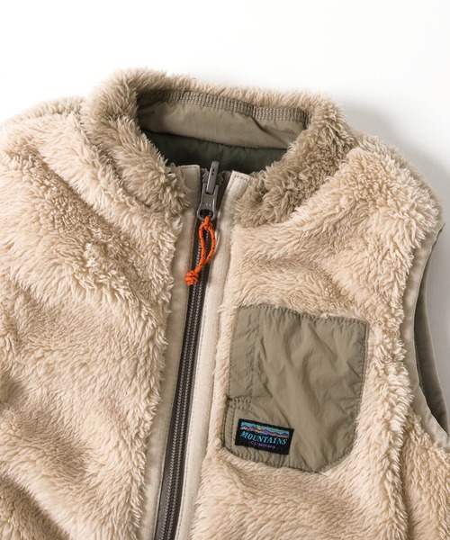 F.O.KIDS（エフオーキッズ）の「F.O.KIDS/エフオーキッズ リバーシブルボアベスト（ベスト・キッズ・アイボリー/チャコール/レインボー/レッド・130/120/140）」の17枚目の写真