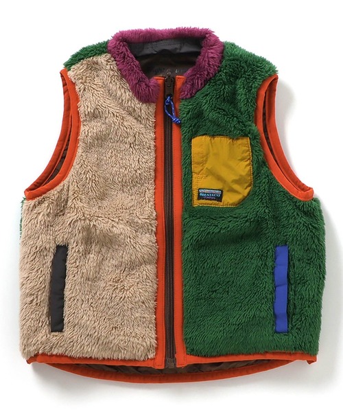 F.O.KIDS（エフオーキッズ）の「F.O.KIDS/エフオーキッズ リバーシブルボアベスト（ベスト・キッズ・アイボリー/チャコール/レインボー/レッド・130/120/140）」の11枚目の写真