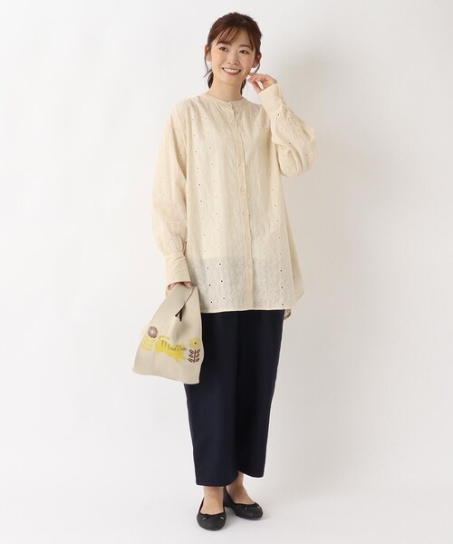 one'sterrace(ワンズテラス)の「FIKA ニットバッグ(トートバッグ・レディース・ダークブラウン系8/ベージュ系8・99)」の11枚目の写真