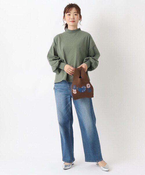 one'sterrace(ワンズテラス)の「FIKA ニットバッグ(トートバッグ・レディース・ダークブラウン系8/ベージュ系8・99)」の13枚目の写真