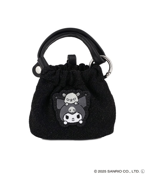 sanrio（サンリオ）の「【WEB限定商品】【ELGAES限定】Sanrio characters(サンリオキャラクターズ)ティニーバッグ クロミ・ハローキティ SAN-0122（ショルダーバッグ・レディース・シルバー/ブラック・FREE）」の13枚目の写真