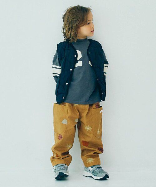 p.premier（ピードットプルミエ）の「【ジュニア対応】ほわほわ中綿のライトキルティングベスト（ベスト・キッズ・ベージュ/ピンク/ブラック/カーキ・80/90/100/110/120/130/140）」の21枚目の写真