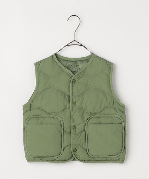 ジュニア対応】ほわほわ中綿のライトキルティングベスト（ベスト）｜p