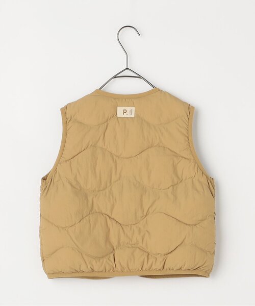 ジュニア対応】ほわほわ中綿のライトキルティングベスト（ベスト）｜p