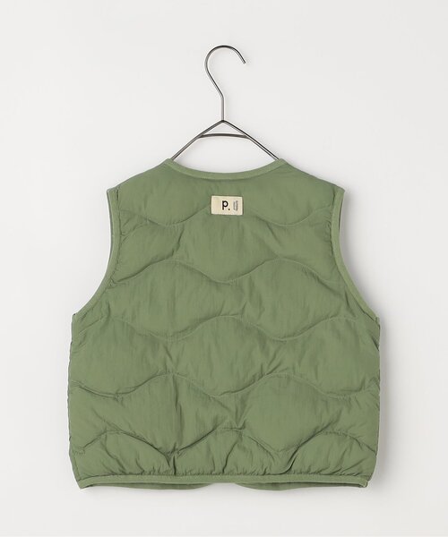 ジュニア対応】ほわほわ中綿のライトキルティングベスト（ベスト）｜p