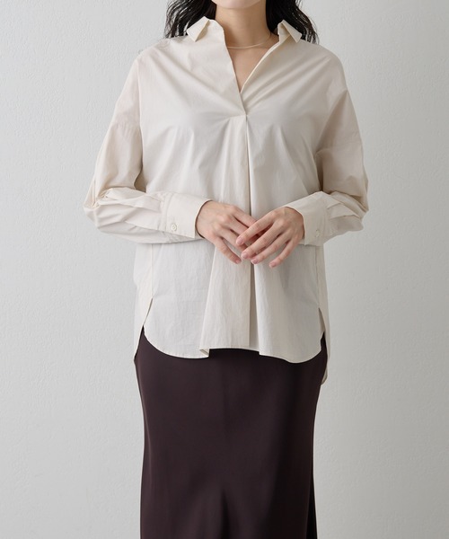 Drawing Numbers】スキッパーロングスリーブシャツ（シャツ