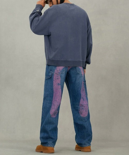 Evisu デニム EVISU】VINTAGE WASHED DENIM / インディゴ [2EAEJM5JE6109RXDN