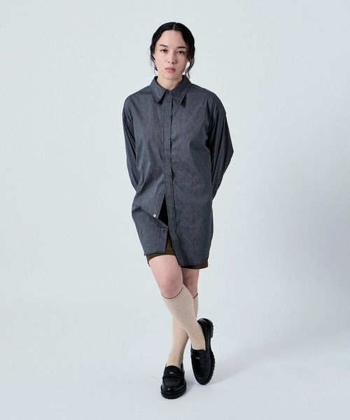 M TO R（ムウトアール）の「70s BOXY OVERSIZE SHIRTS UNISEX（シャツ/ブラウス・レディース・ブラック系その他2/クリーム/ブラック系その他・38/40/42）」の12枚目の写真