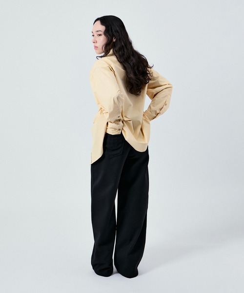 M TO R（ムウトアール）の「70s BOXY OVERSIZE SHIRTS UNISEX（シャツ/ブラウス・レディース・ブラック系その他2/クリーム/ブラック系その他・38/40/42）」の9枚目の写真